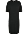 Women's organic oversizes slit tee dress