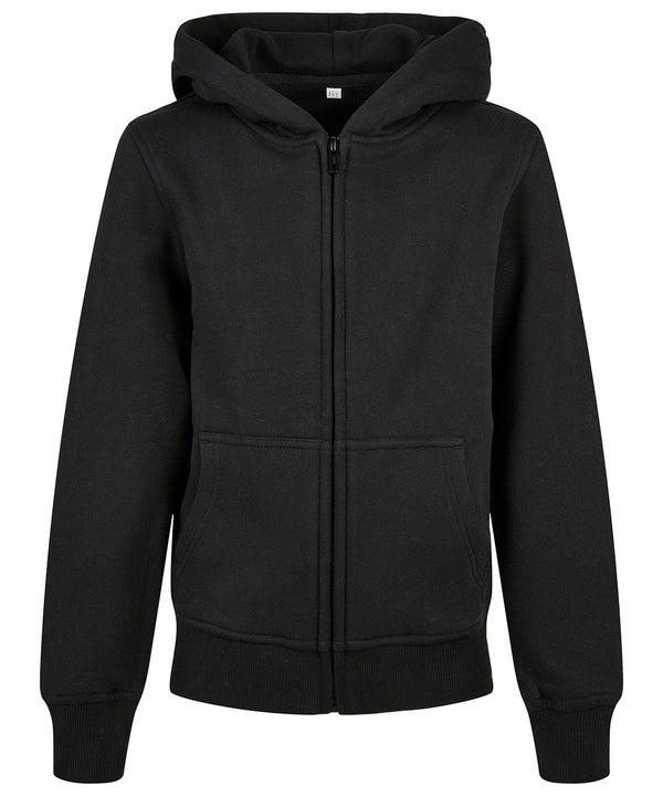 Organic kids basic zip hoodie