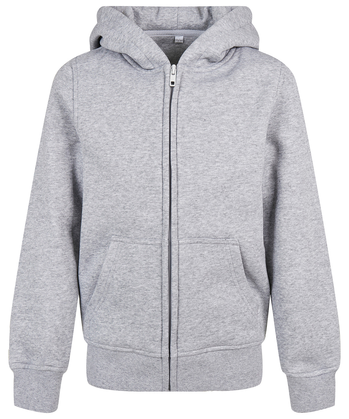 Organic kids basic zip hoodie