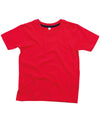 Red/Navy - Kids supersoft T T-Shirts Babybugz Junior, New For 2021, New Styles For 2021, Organic & Conscious, T-Shirts & Vests Schoolwear Centres