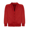 Barling Magna Primary Academy  | Red Sweatshirt Cardigan with School Logo - Schoolwear Centres | School Uniforms near me