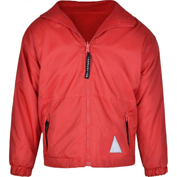 Barling Magna Primary Academy | Red Reversible Jacket with Hood / School Logo - Schoolwear Centres | School Uniforms near me