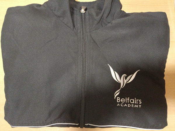 Belfairs Academy School - Black Tracksuit Top with School Logo - Schoolwear Centres | School Uniform Centres