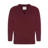 Maroon Knitted Jumper with school logo
• 100% Acrylic
• Soft, low pill yarn
• 12 gauge knit
• Classic fit
• Raglan long sleeves
• Ribbed v-neck, cuffs and hem
• Does not fade