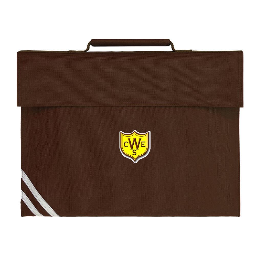 The Wickford Infant School - Brown Bookbags with School Logo - Schoolwear Centres | School Uniform Centres