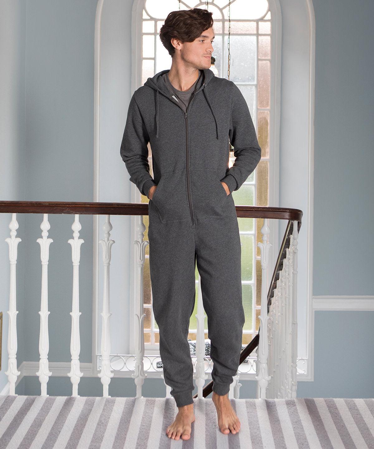 Charcoal - All-in-one Onesies Comfy Co Gifting, Gifting & Accessories, Lounge & Underwear, Must Haves, Rebrandable, Sale, Winter Essentials Schoolwear Centres