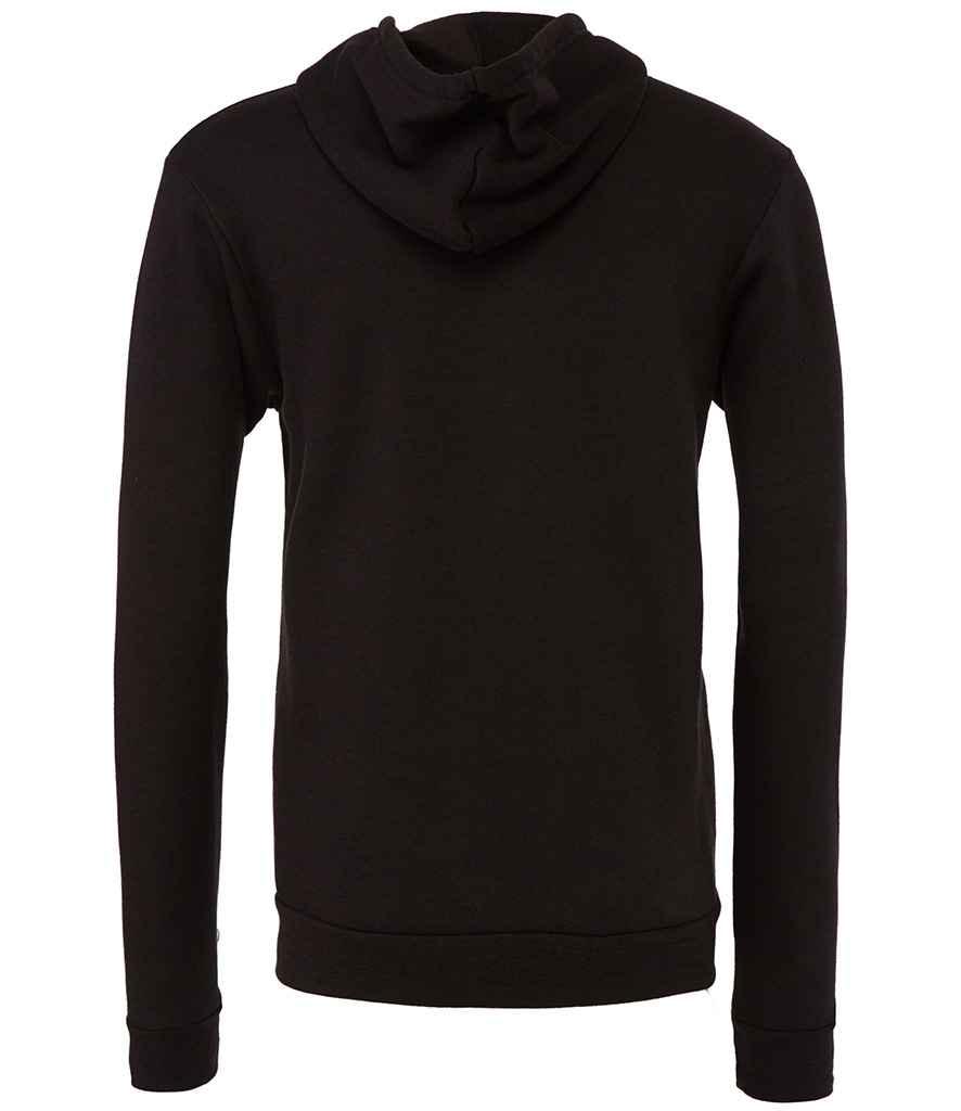 Canvas Unisex Tri-Blend Full Zip Hoodie | Solid Black Tri-Blend Hood Bella+Canvas style-cv3909 Schoolwear Centres
