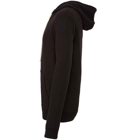 Canvas Unisex Tri-Blend Full Zip Hoodie | Solid Black Tri-Blend Hood Bella+Canvas style-cv3909 Schoolwear Centres