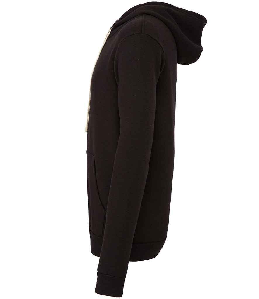 Canvas Unisex Tri-Blend Full Zip Hoodie | Solid Black Tri-Blend Hood Bella+Canvas style-cv3909 Schoolwear Centres