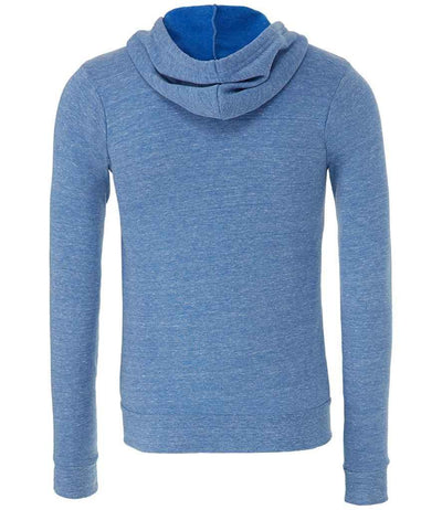 Canvas Unisex Tri-Blend Full Zip Hoodie | Blue Tri-Blend Hood Bella+Canvas style-cv3909 Schoolwear Centres