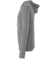 Canvas Unisex Tri-Blend Full Zip Hoodie | Grey Tri-Blend Hood Bella+Canvas style-cv3909 Schoolwear Centres