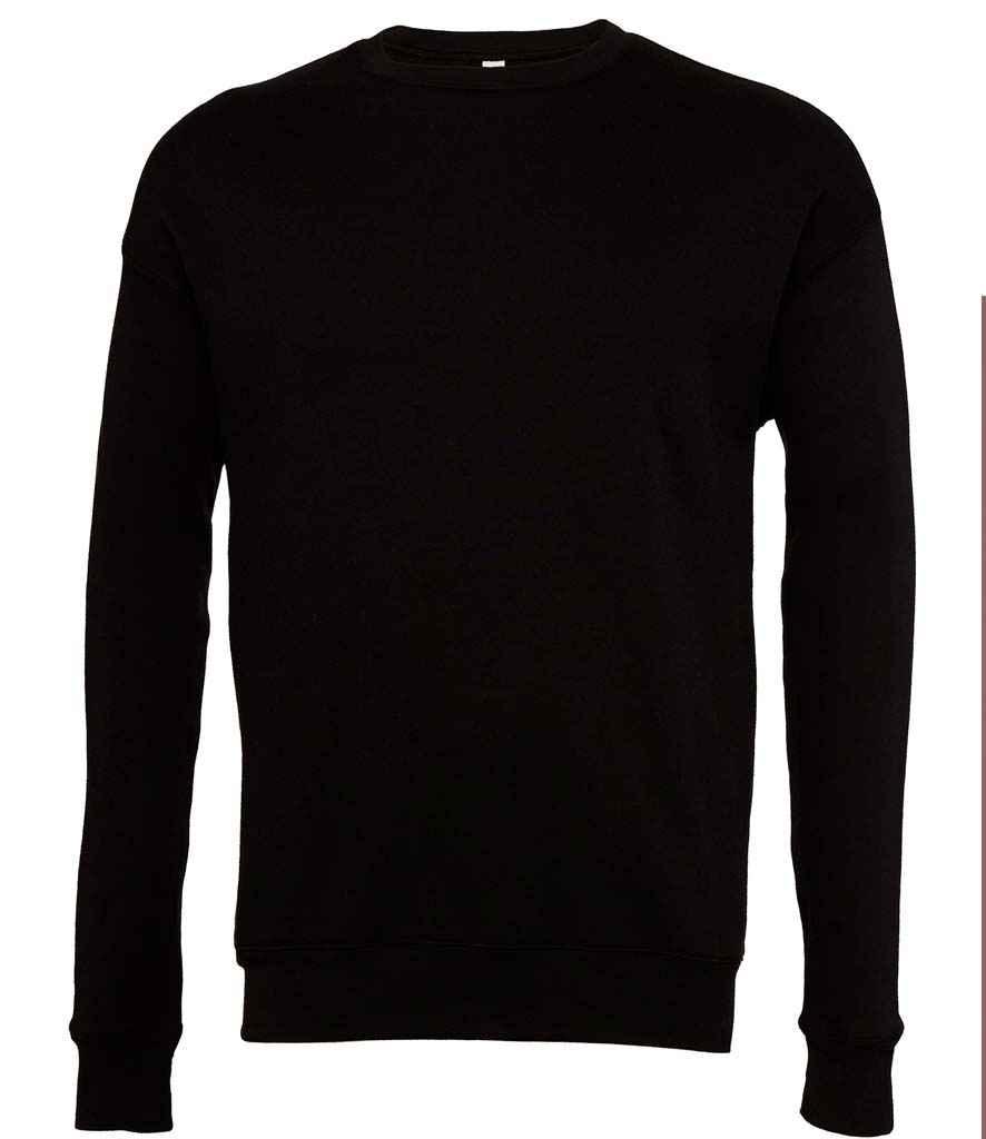 Canvas Unisex Drop Shoulder Sweatshirt | Black Sweatshirt Bella+Canvas style-cv3945 Schoolwear Centres