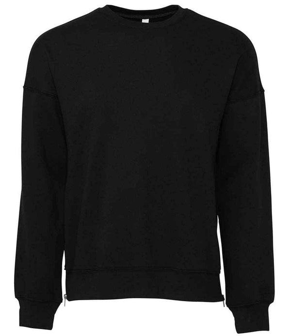 Canvas Unisex Drop Shoulder Sweatshirt | DTG Black Sweatshirt Bella+Canvas style-cv3945 Schoolwear Centres