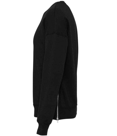Canvas Unisex Drop Shoulder Sweatshirt | DTG Black Sweatshirt Bella+Canvas style-cv3945 Schoolwear Centres