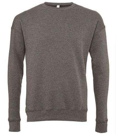 Canvas Unisex Drop Shoulder Sweatshirt | Deep Heather Sweatshirt Bella+Canvas style-cv3945 Schoolwear Centres