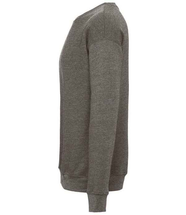 Canvas Unisex Drop Shoulder Sweatshirt | Deep Heather Sweatshirt Bella+Canvas style-cv3945 Schoolwear Centres