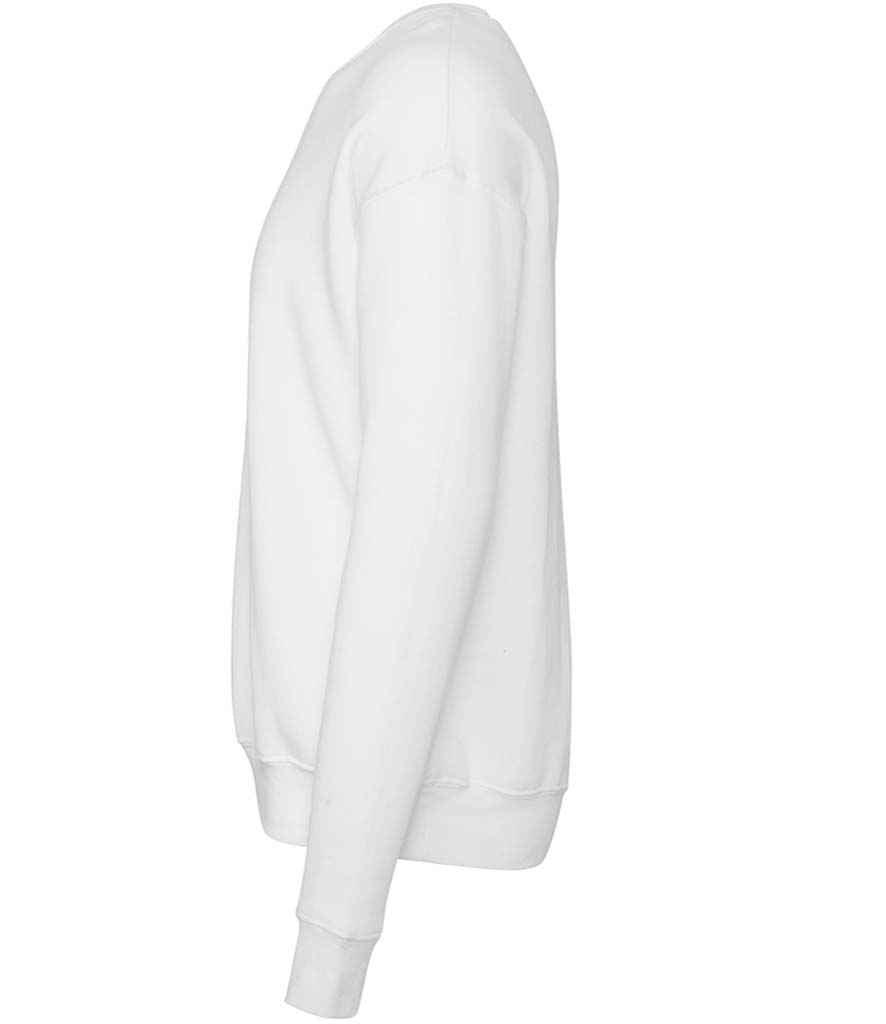 Canvas Unisex Drop Shoulder Sweatshirt | DTG White Sweatshirt Bella+Canvas style-cv3945 Schoolwear Centres