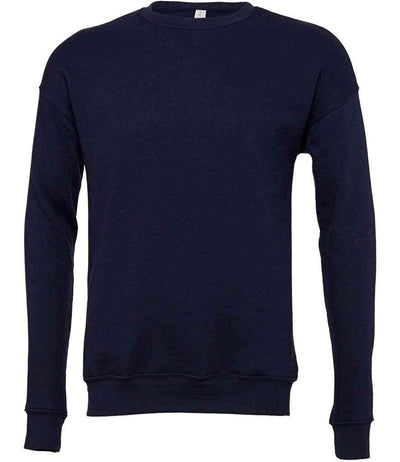 Canvas Unisex Drop Shoulder Sweatshirt | Navy Sweatshirt Bella+Canvas style-cv3945 Schoolwear Centres