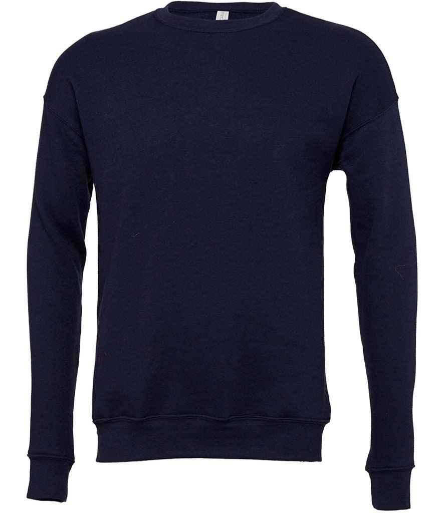 Canvas Unisex Drop Shoulder Sweatshirt | Navy Sweatshirt Bella+Canvas style-cv3945 Schoolwear Centres