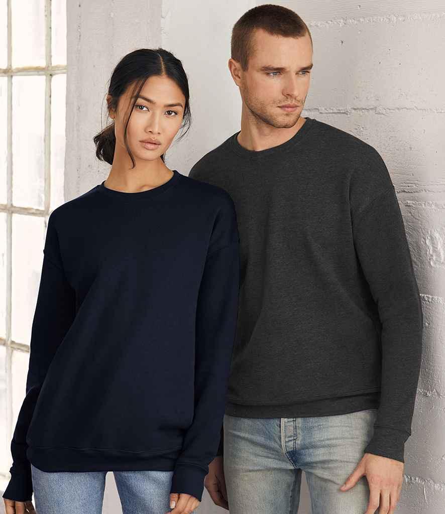 Canvas Unisex Drop Shoulder Sweatshirt | Navy Sweatshirt Bella+Canvas style-cv3945 Schoolwear Centres