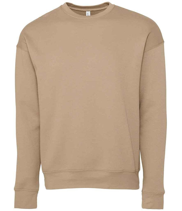 Canvas Unisex Drop Shoulder Sweatshirt | Tan Sweatshirt Bella+Canvas style-cv3945 Schoolwear Centres