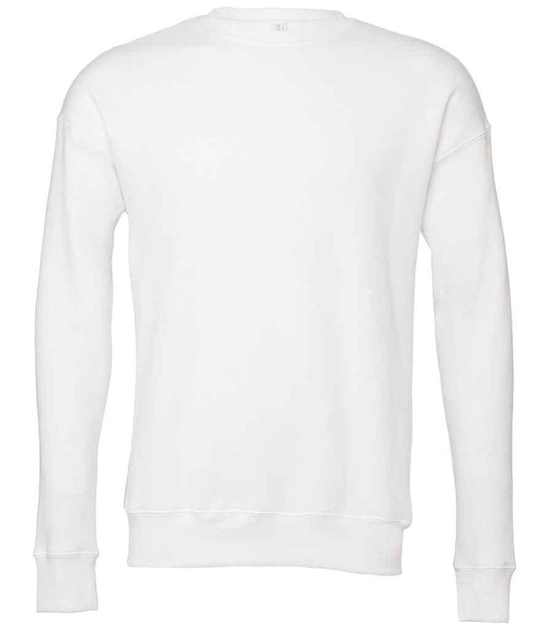 Canvas Unisex Drop Shoulder Sweatshirt | White Sweatshirt Bella+Canvas style-cv3945 Schoolwear Centres