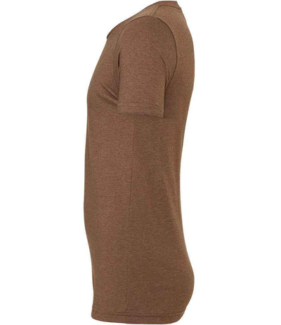 Canvas Unisex Heather CVC T-Shirt | Heather Brown T-Shirt Bella+Canvas style-cvc3001 Schoolwear Centres