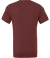 Canvas Unisex Heather CVC T-Shirt | Heather Cardinal Red T-Shirt Bella+Canvas style-cvc3001 Schoolwear Centres