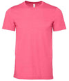 Canvas Unisex Heather CVC T-Shirt | Heather Charity Pink T-Shirt Bella+Canvas style-cvc3001 Schoolwear Centres