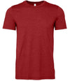Canvas Unisex Heather CVC T-Shirt | Heather Canvas Red T-Shirt Bella+Canvas style-cvc3001 Schoolwear Centres