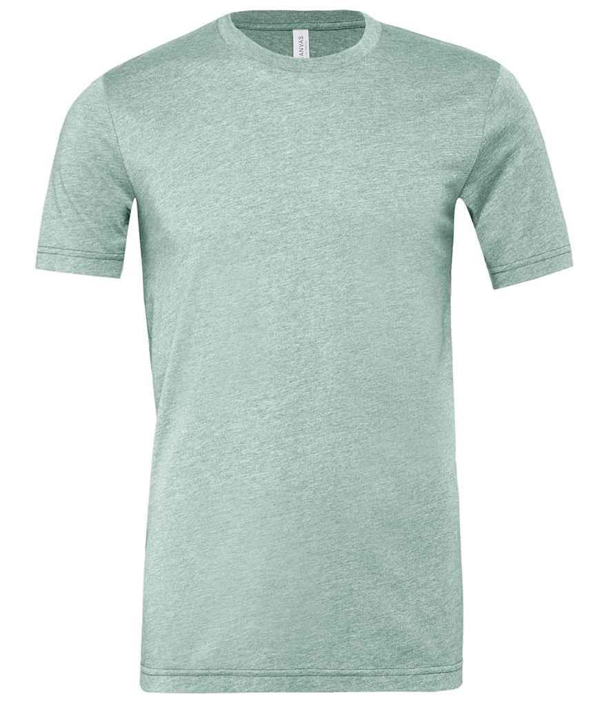 Canvas Unisex Heather CVC T-Shirt | Heather Prism Dusty Blue T-Shirt Bella+Canvas style-cvc3001 Schoolwear Centres