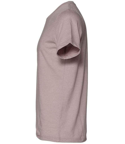 Canvas Unisex Heather CVC T-Shirt | Heather Pink Gravel T-Shirt Bella+Canvas style-cvc3001 Schoolwear Centres