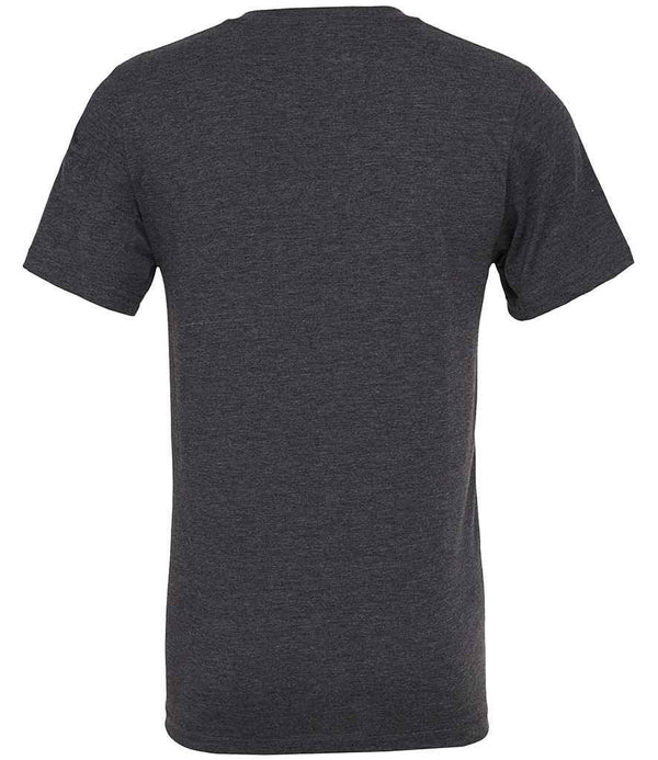 Canvas Unisex Heather CVC V Neck T-Shirt | Dark Grey Heather T-Shirt Bella+Canvas style-cvc3005 Schoolwear Centres