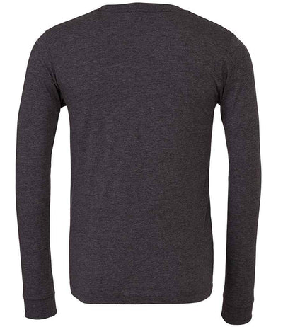 Canvas Unisex Heather CVC Long Sleeve T-Shirt | Dark Grey Heather T-Shirt Bella+Canvas style-cvc3501 Schoolwear Centres