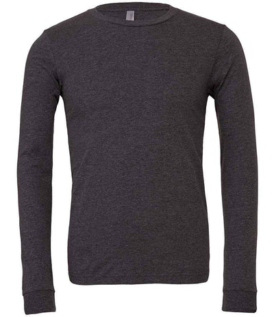 Canvas Unisex Heather CVC Long Sleeve T-Shirt | Dark Grey Heather T-Shirt Bella+Canvas style-cvc3501 Schoolwear Centres