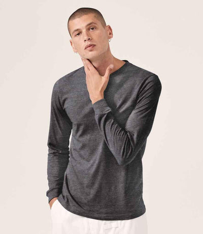 Canvas Unisex Heather CVC Long Sleeve T-Shirt | Dark Grey Heather T-Shirt Bella+Canvas style-cvc3501 Schoolwear Centres