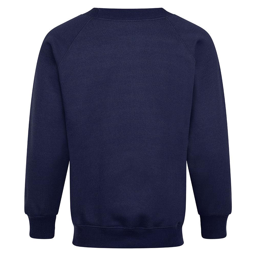 Chalkwell Hall Schools | Navy Blue Sweatshirts | Navy Blue Sweat Cardigan with School Logo