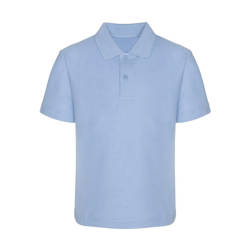 Chalkwell Hall School | Bright Sky Blue Polo-Shirt without School Logo - Schoolwear Centres | School Uniforms near me