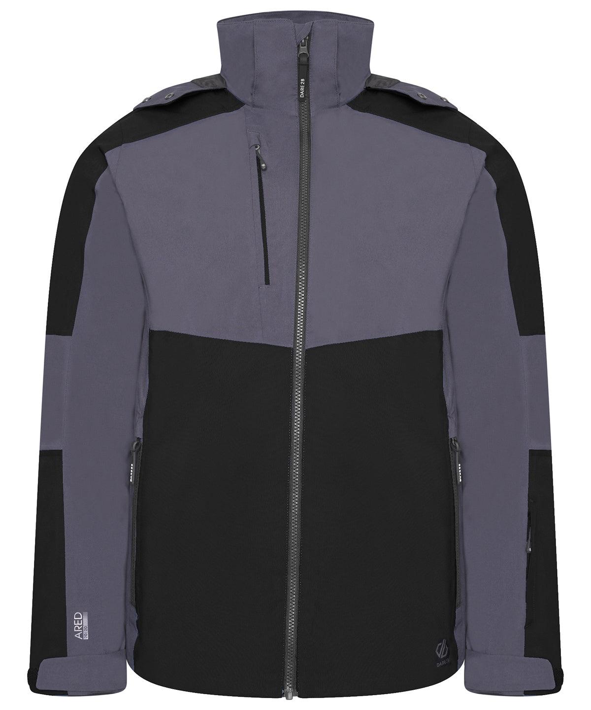 Black/Ebony Grey - Emulate wintersport jacket Jackets Dare 2B Jackets & Coats, New For 2021, New In Autumn Winter, New In Mid Year, Recycled Schoolwear Centres