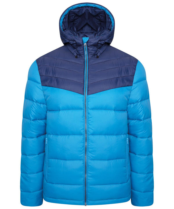 Dark Methyl/Nightfall Navy - Hot shot hooded baffle jacket Jackets Dare 2B Jackets & Coats, New For 2021, New In Autumn Winter, New In Mid Year, Recycled Schoolwear Centres