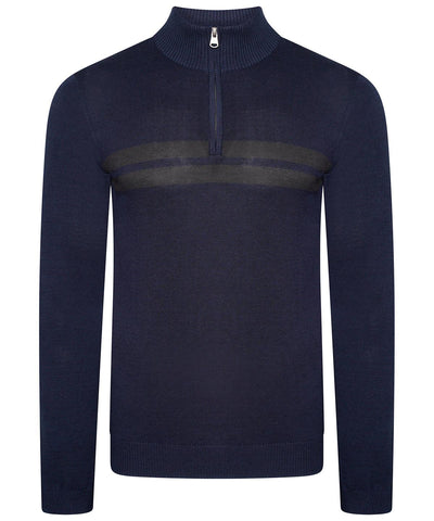 Nightfall Navy/Ebony Grey - Unite Us 1/4 zip knitted sweater Knitted Jumpers Dare 2B Knitwear, New For 2021, New In Autumn Winter, New In Mid Year Schoolwear Centres