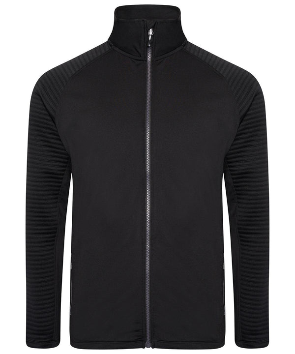 Black/Black - Collective full-zip core stretch Sweatshirts Dare 2B Jackets - Fleece, New For 2021, New In Autumn Winter, New In Mid Year, Recycled Schoolwear Centres