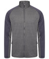 Charcoal Grey Marl/Ebony Grey - Collective full-zip core stretch Sweatshirts Dare 2B Jackets - Fleece, New For 2021, New In Autumn Winter, New In Mid Year, Recycled Schoolwear Centres
