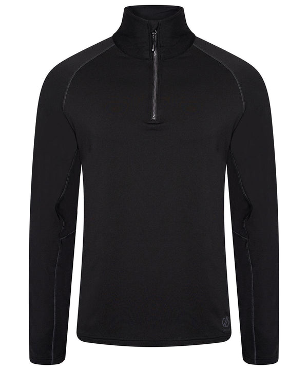 Black - Fuser 1/4 zip core stretch Sports Overtops Dare 2B Jackets - Fleece, New For 2021, New In Autumn Winter, New In Mid Year, Recycled Schoolwear Centres
