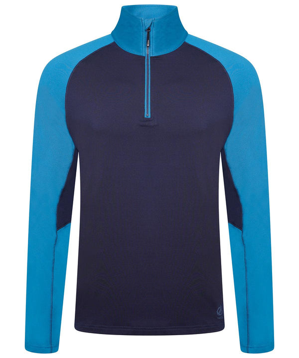 Nightfall Navy/Dark Methyl - Fuser 1/4 zip core stretch Sports Overtops Dare 2B Jackets - Fleece, New For 2021, New In Autumn Winter, New In Mid Year, Recycled Schoolwear Centres