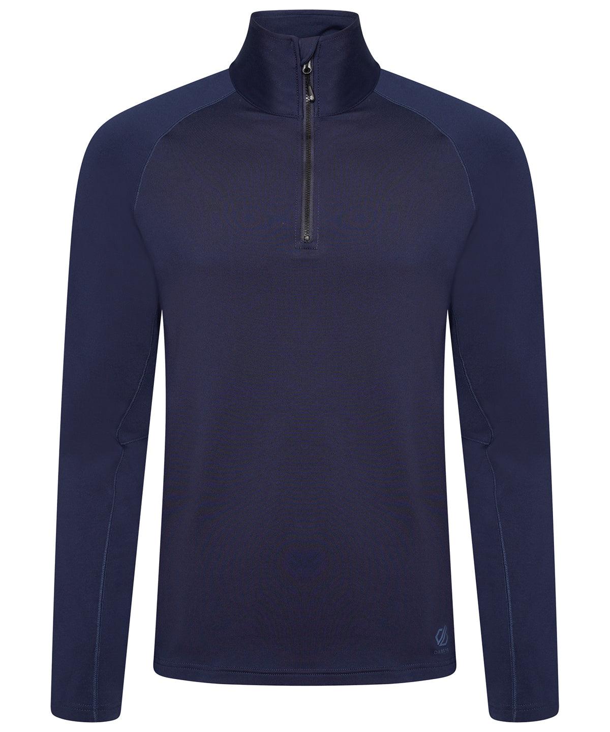 Nightfall Navy - Fuser 1/4 zip core stretch Sports Overtops Dare 2B Jackets - Fleece, New For 2021, New In Autumn Winter, New In Mid Year, Recycled Schoolwear Centres