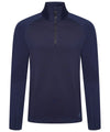 Nightfall Navy - Fuser 1/4 zip core stretch Sports Overtops Dare 2B Jackets - Fleece, New For 2021, New In Autumn Winter, New In Mid Year, Recycled Schoolwear Centres