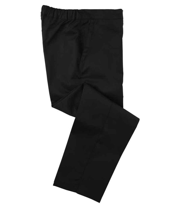 Dennys Unisex Elasticated Chef's Trousers | Black Trousers Dennys style-de020 Schoolwear Centres