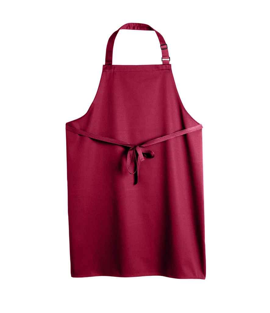 Dennys Polyester Bib Apron | Claret Apron Dennys style-de100 Schoolwear Centres