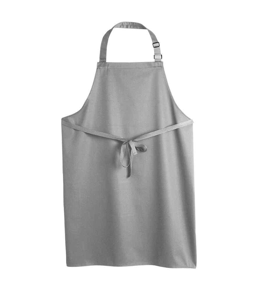 Dennys Polyester Bib Apron | Light Grey Apron Dennys style-de100 Schoolwear Centres